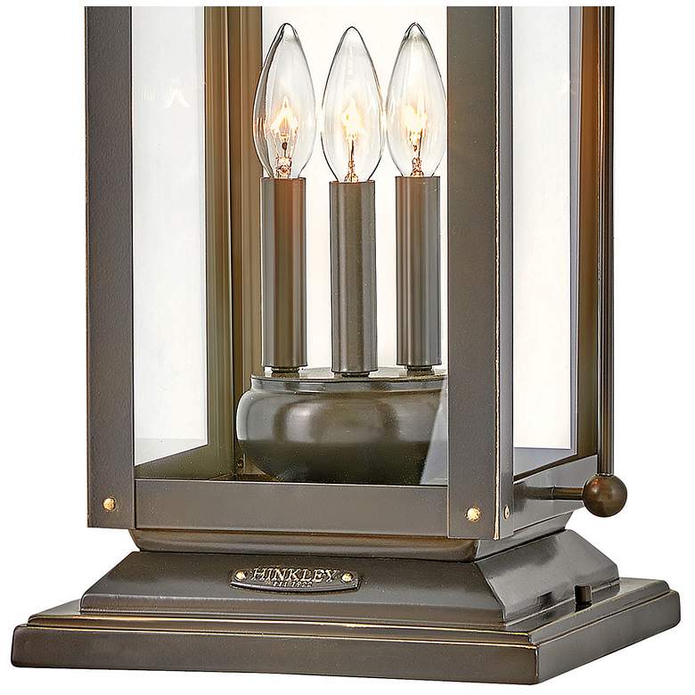 Image 4 Anchorage 23 1/2"H Bronze Outdoor Lantern Pier Mount Light more views