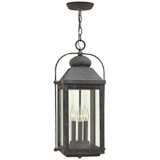 Anchorage 23 3/4&quot; High Aged Zinc Outdoor Hanging Lantern