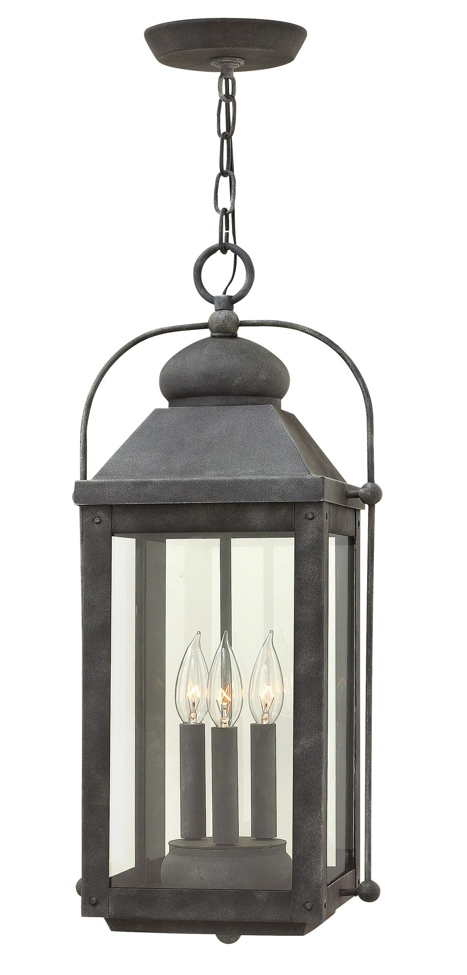 Image 2 Anchorage 23 3/4" High Aged Zinc Outdoor Hanging Lantern more views