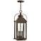 Anchorage 23 3/4"H Light Oiled Bronze Outdoor Hanging Light