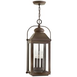 Anchorage 23 3/4&quot;H Light Oiled Bronze Outdoor Hanging Light