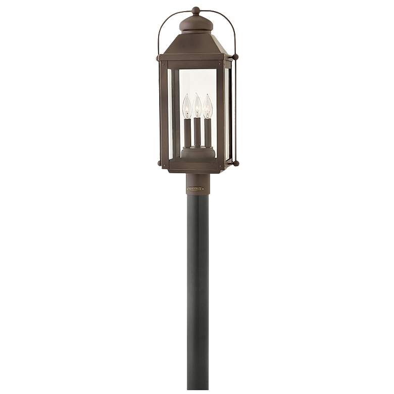Image 1 Anchorage 24 1/4 inch High Bronze Post Light by Hinkley Lighting