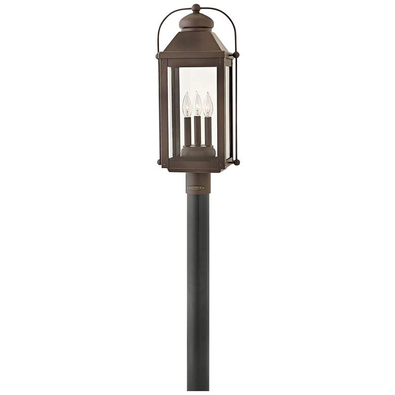 Image 1 Anchorage 24 1/4"H Light Oiled Bronze Outdoor Post Light