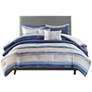 Anchorage Blue 8-Piece Full/Queen Comforter and Quilt Set