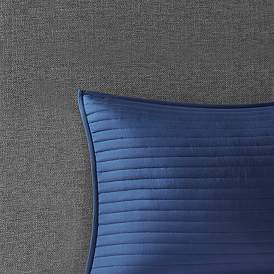 Image5 of Anchorage Blue 8-Piece King/Cal King Comforter and Quilt Set more views