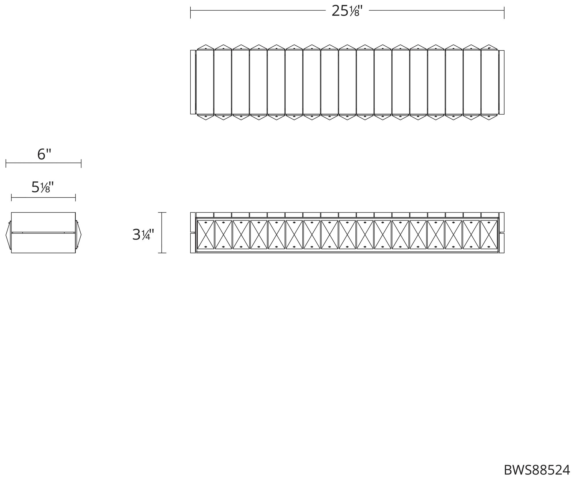 Image 6 Andean 2 Lt LED Bath Bar more views