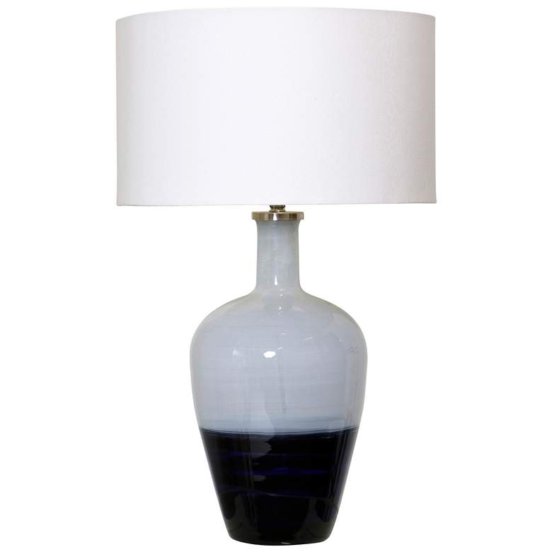 Image 1 Andean 29"H White Blue Table Lamp w/ White Shade