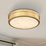 1_Anders 15" Wide Rubbed Brass LED Ceiling Light
