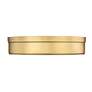 5_Anders 15" Wide Rubbed Brass LED Ceiling Light more views