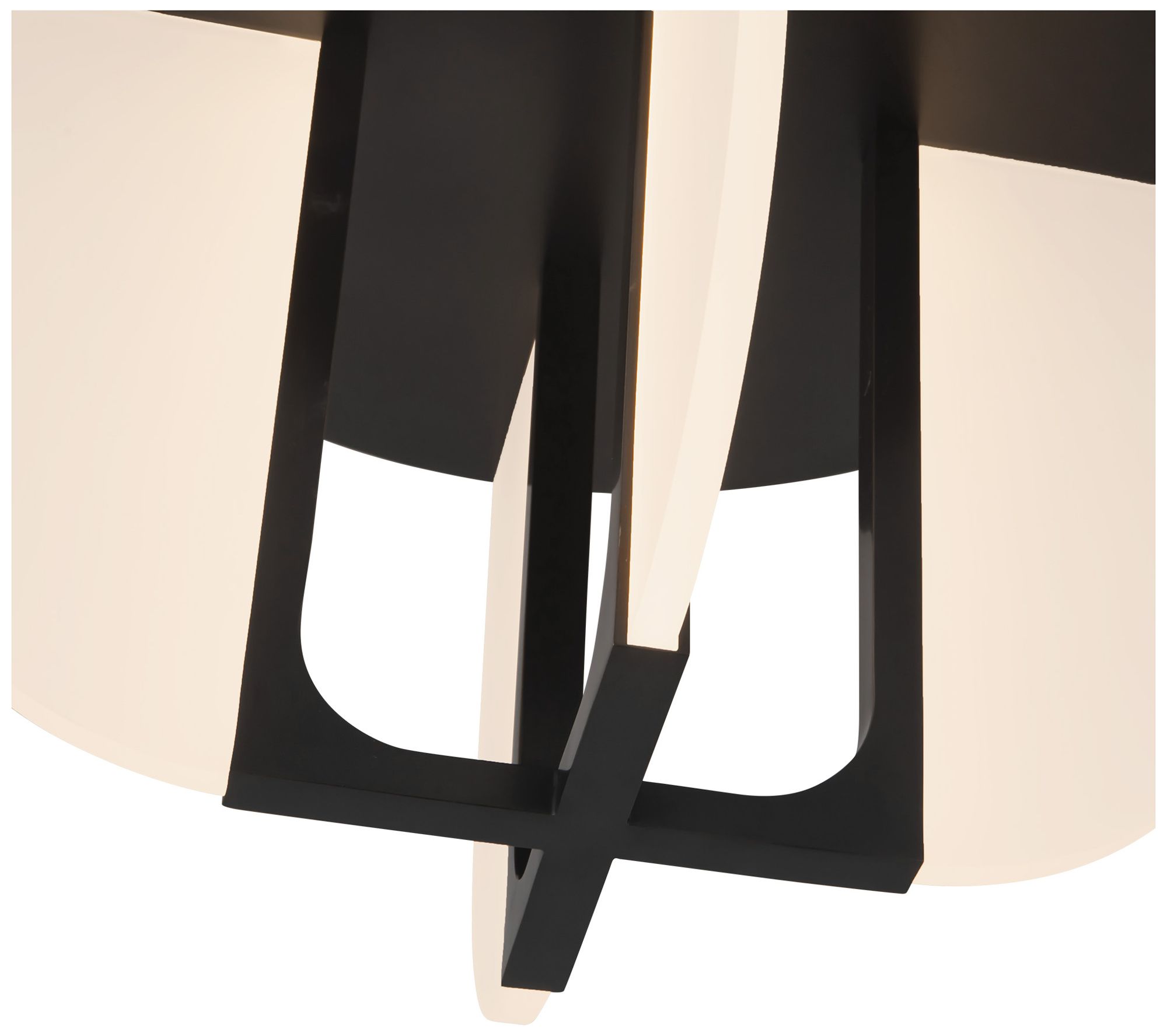 Image 4 Anders 17-in Urban Bronze dimmable LED Semi-Flush Mount more views