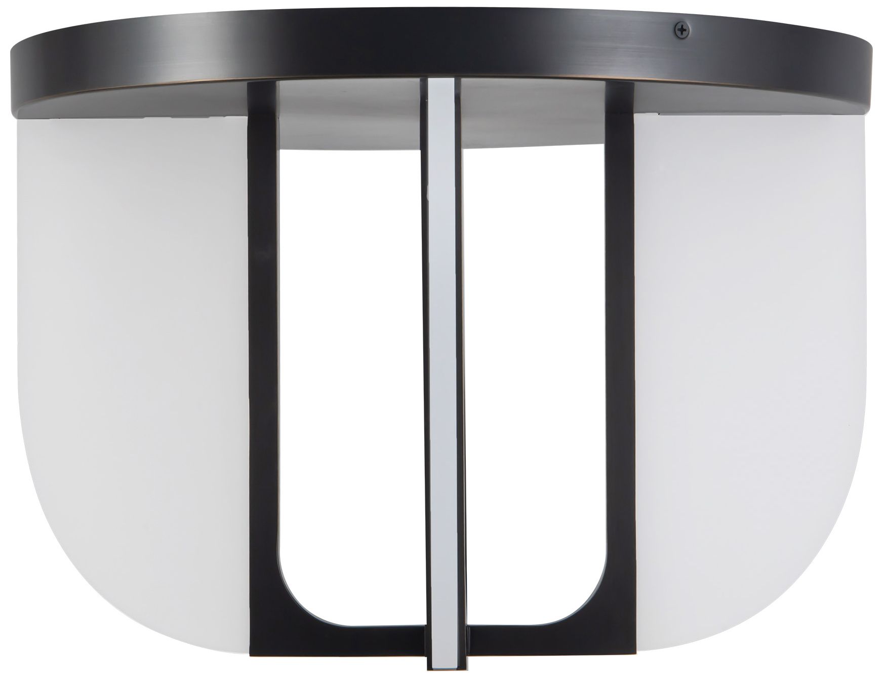 Image 6 Anders 17-in Urban Bronze dimmable LED Semi-Flush Mount more views