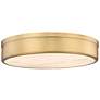 3_Anders 22" Wide Rubbed Brass LED Round Ceiling Light