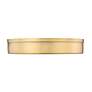6_Anders 22" Wide Rubbed Brass LED Round Ceiling Light more views