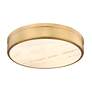 7_Anders 22" Wide Rubbed Brass LED Round Ceiling Light more views