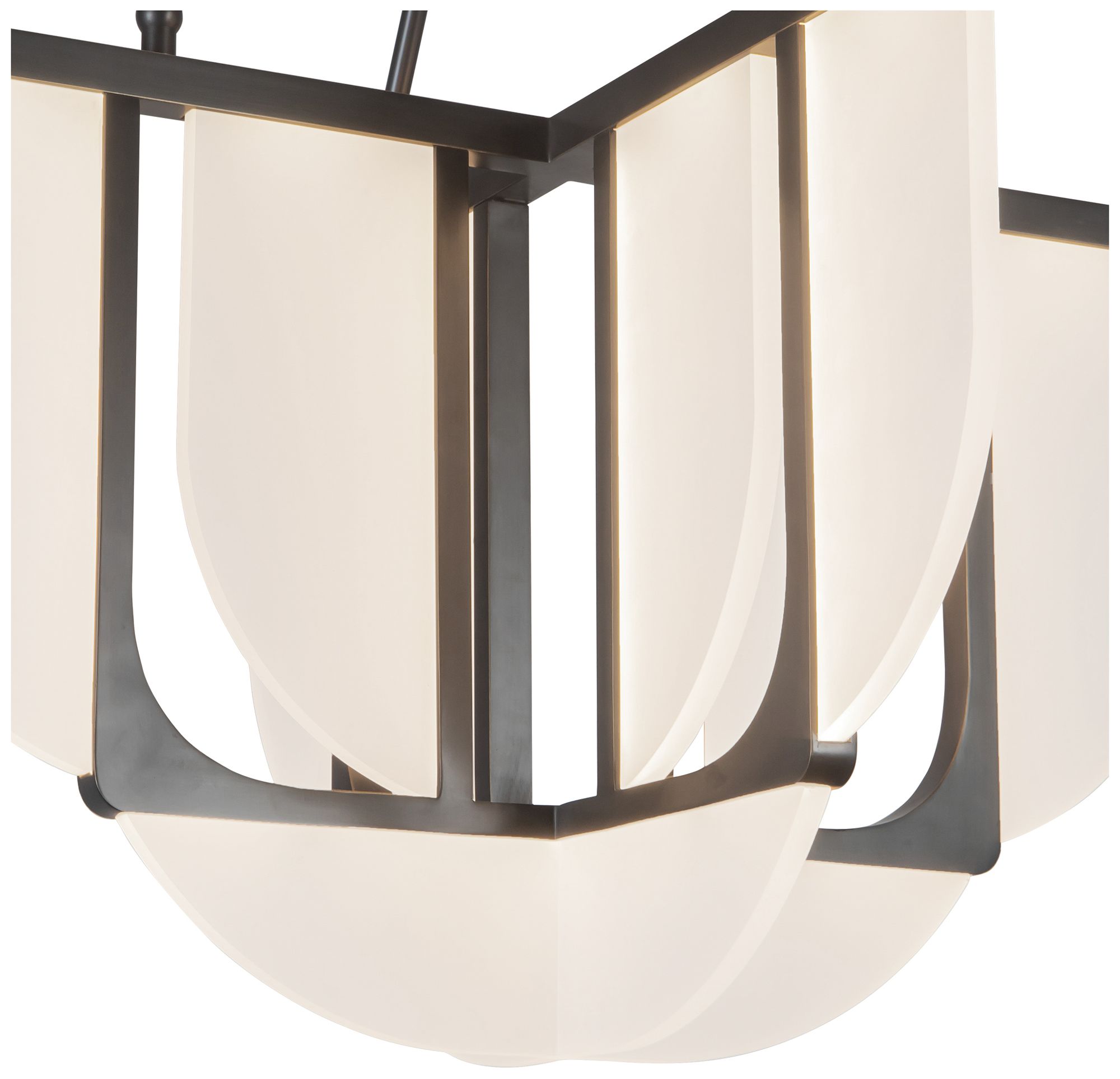 Image 4 Anders 24-in Urban Bronze dimmable LED Chandelier more views