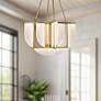 1_Anders 30" Wide Vintage Brass LED Pendant Light