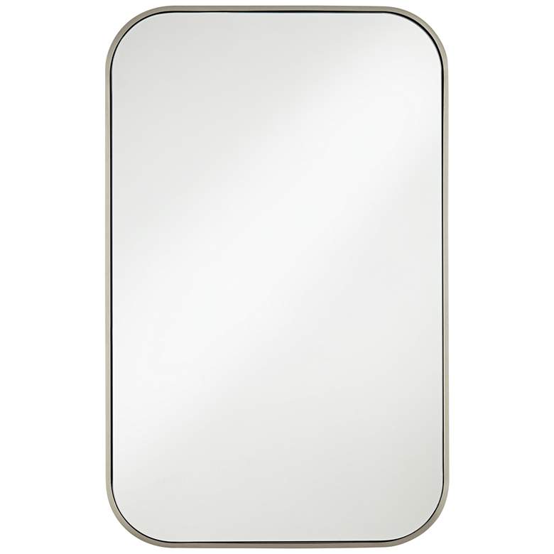 Image 2 Anders Brushed Nickel 24" x 38" Rectangular Wall Mirror