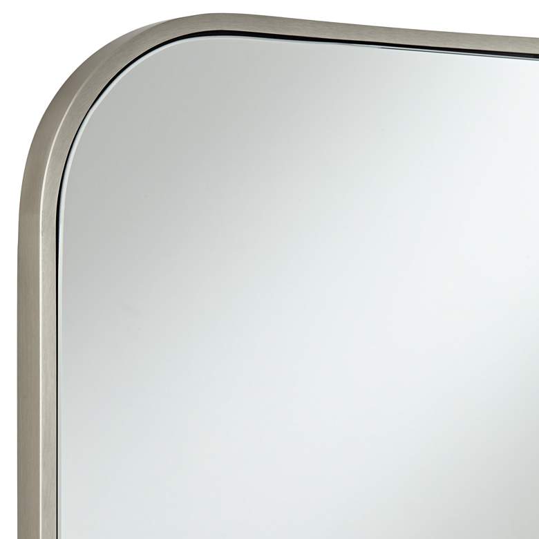 Image 3 Anders Brushed Nickel 24" x 38" Rectangular Wall Mirror more views