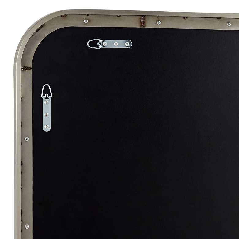 Image 4 Anders Brushed Nickel 24" x 38" Rectangular Wall Mirror more views