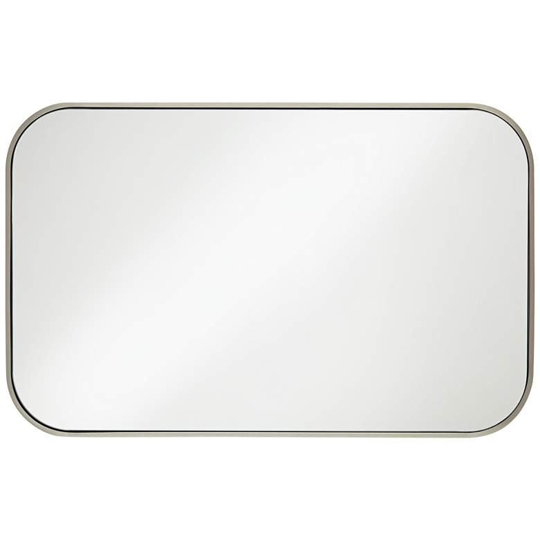 Image 5 Anders Brushed Nickel 24 inch x 38 inch Rectangular Wall Mirror more views