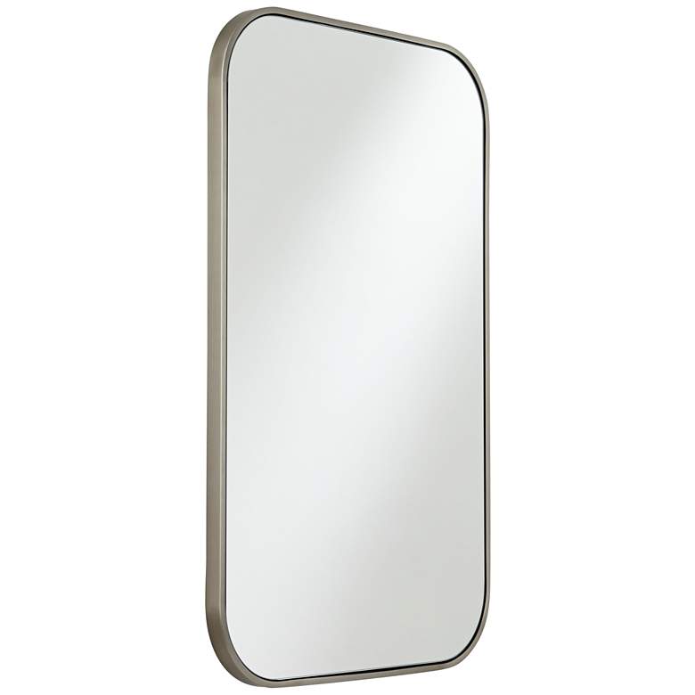 Image 6 Anders Brushed Nickel 24 inch x 38 inch Rectangular Wall Mirror more views