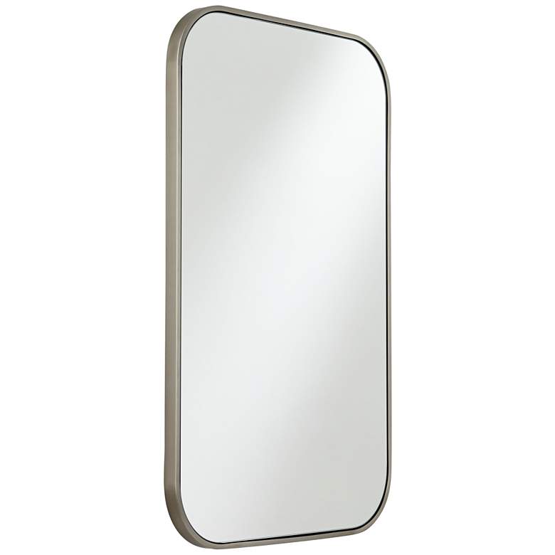 Image 6 Anders Brushed Nickel 24" x 38" Rectangular Wall Mirror more views