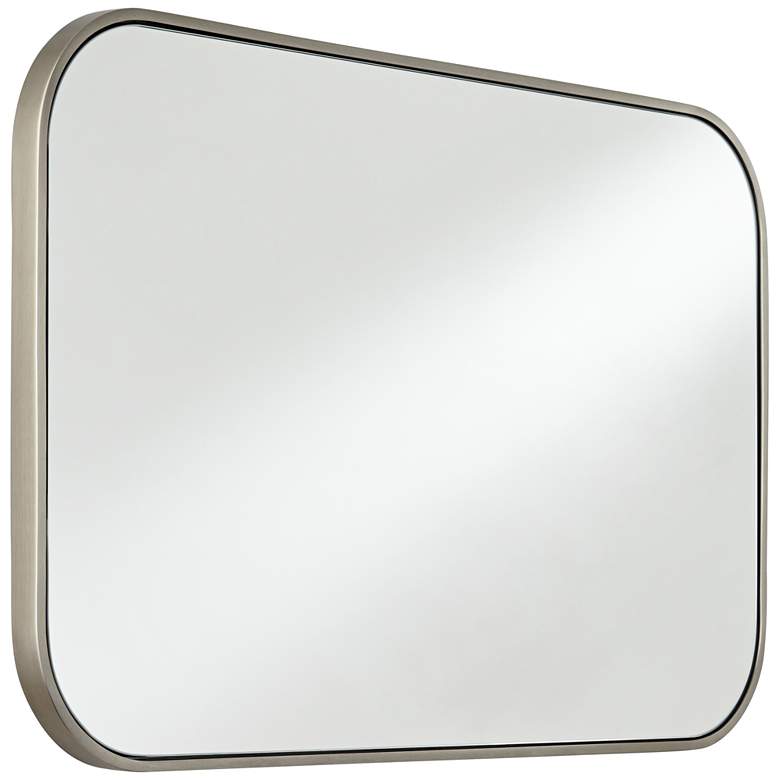 Image 7 Anders Brushed Nickel 24 inch x 38 inch Rectangular Wall Mirror more views