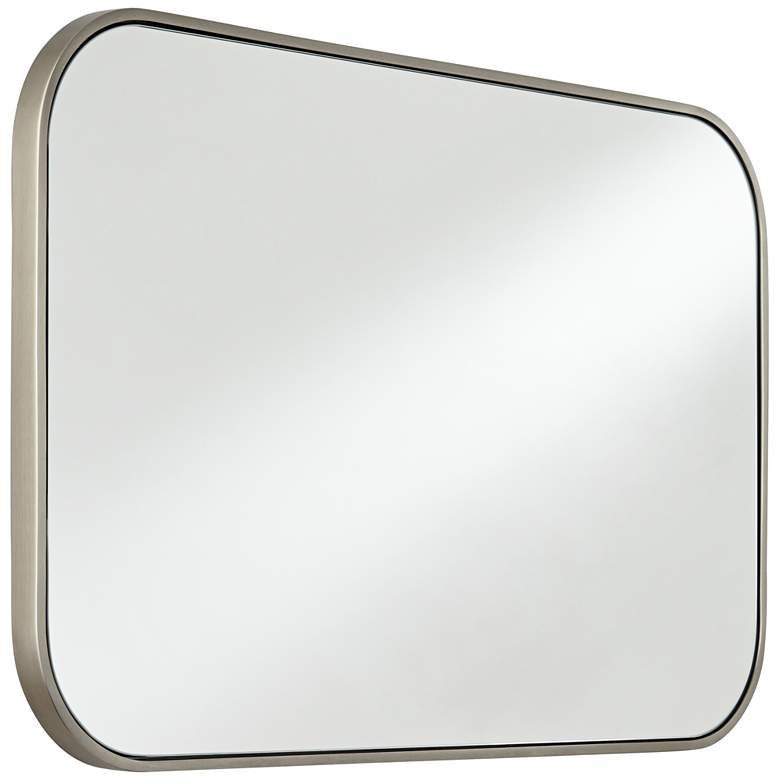 Image 7 Anders Brushed Nickel 24" x 38" Rectangular Wall Mirror more views
