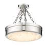 6_Anders by Z-Lite Polished Nickel 1 Light Semi Flush Mount more views