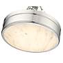 7_Anders by Z-Lite Polished Nickel 1 Light Semi Flush Mount more views