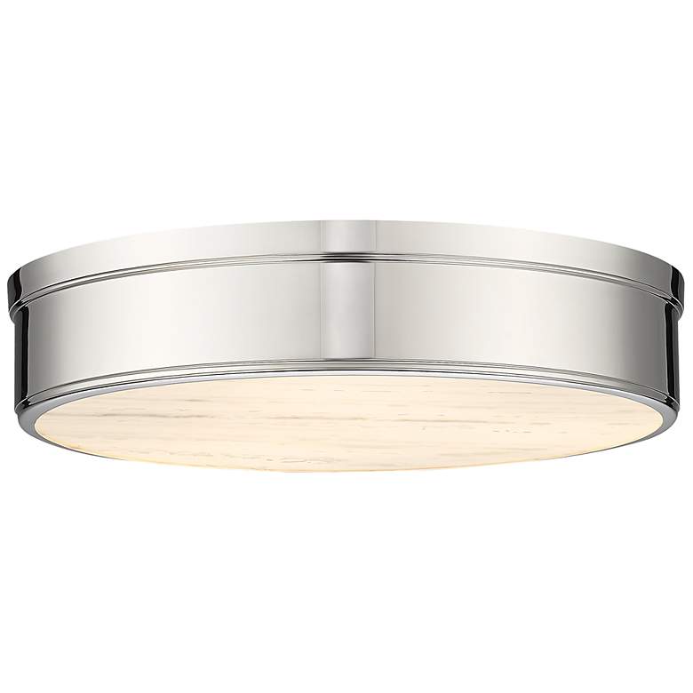Image 2 Anders by Z-Lite Polished Nickel 3 Light Flush Mount
