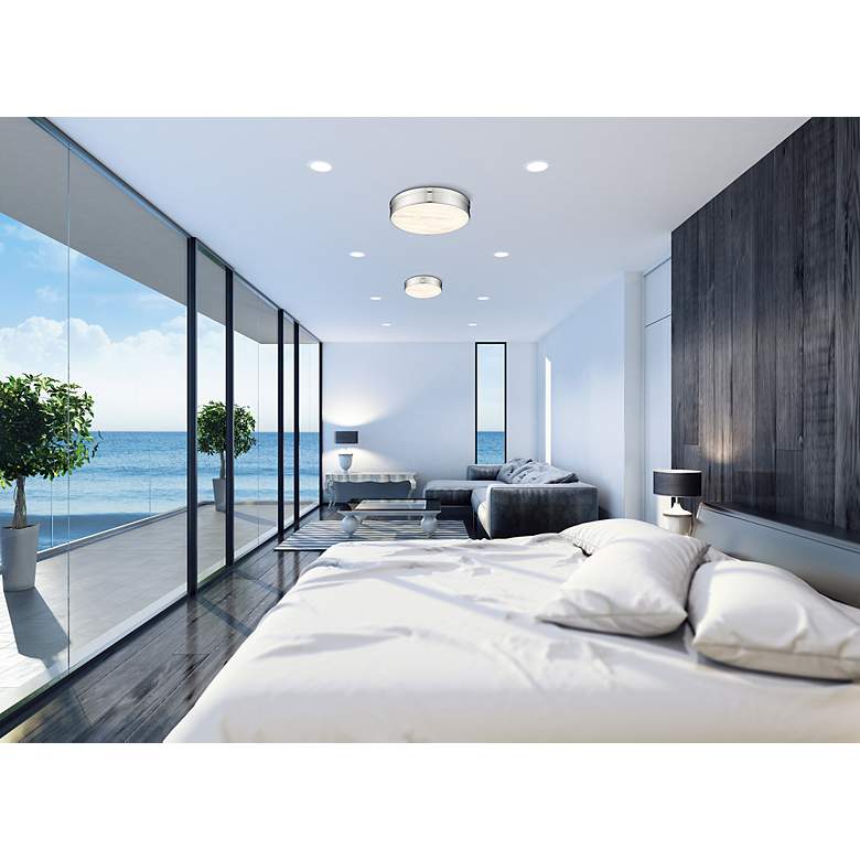 Image 4 Anders by Z-Lite Polished Nickel 3 Light Flush Mount more views