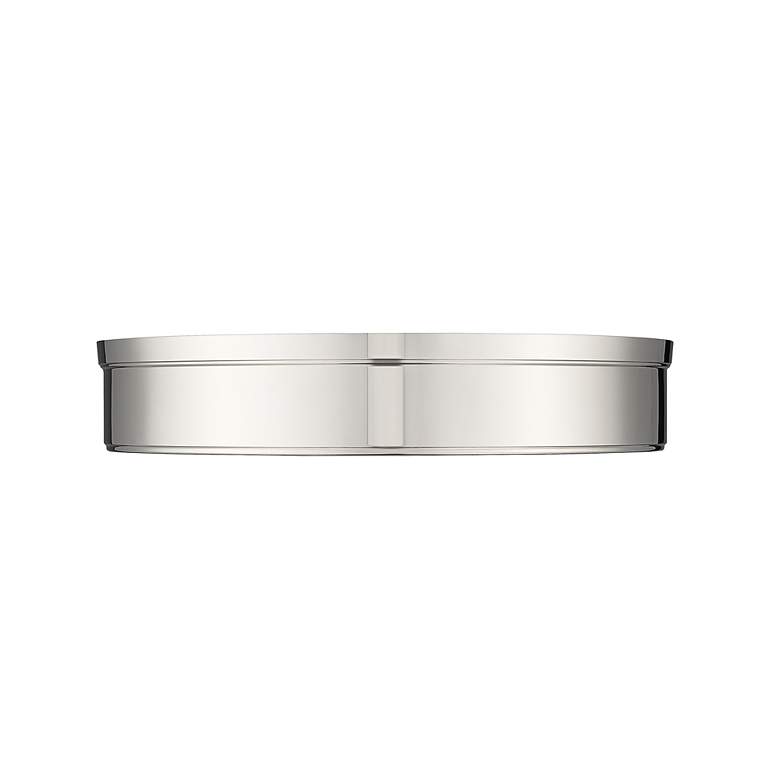 Image 5 Anders by Z-Lite Polished Nickel 3 Light Flush Mount more views