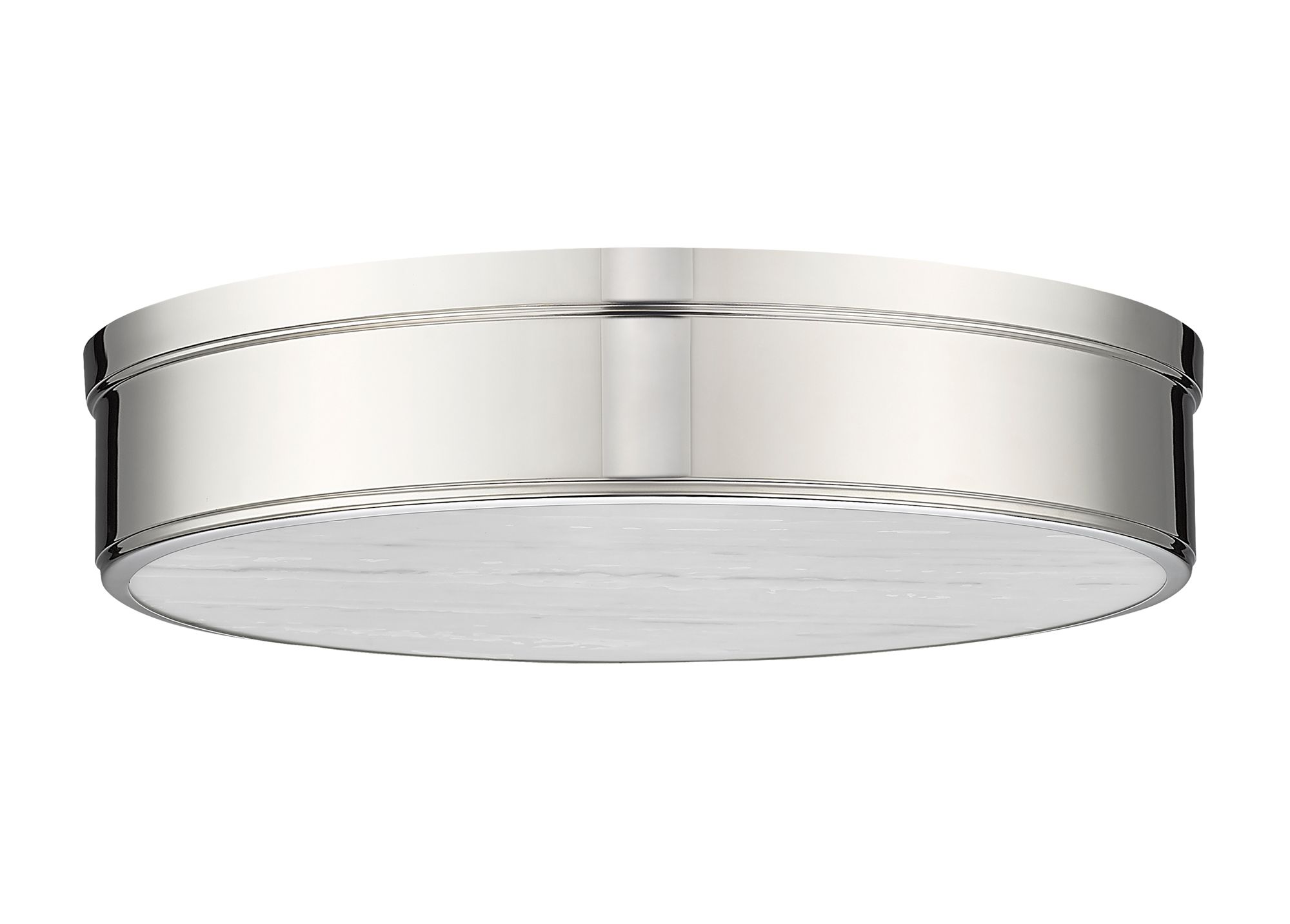 Anders by Z-Lite Polished Nickel 3 Light Flush Mount