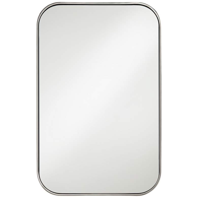 Image 1 Anders Polished Nickel 24 inch x 38 inch Rectangular Wall Mirror