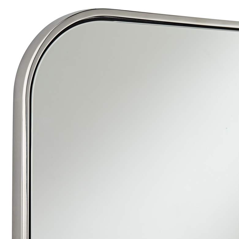 Image 2 Anders Polished Nickel 24 inch x 38 inch Rectangular Wall Mirror more views