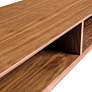 5_Anderson 47" Wide Walnut Black Rectangular Coffee Table more views
