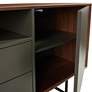 3_Anderson 78 3/4" Wide American Walnut Veneer Sideboard more views