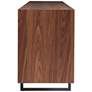 6_Anderson 78 3/4" Wide American Walnut Veneer Sideboard more views