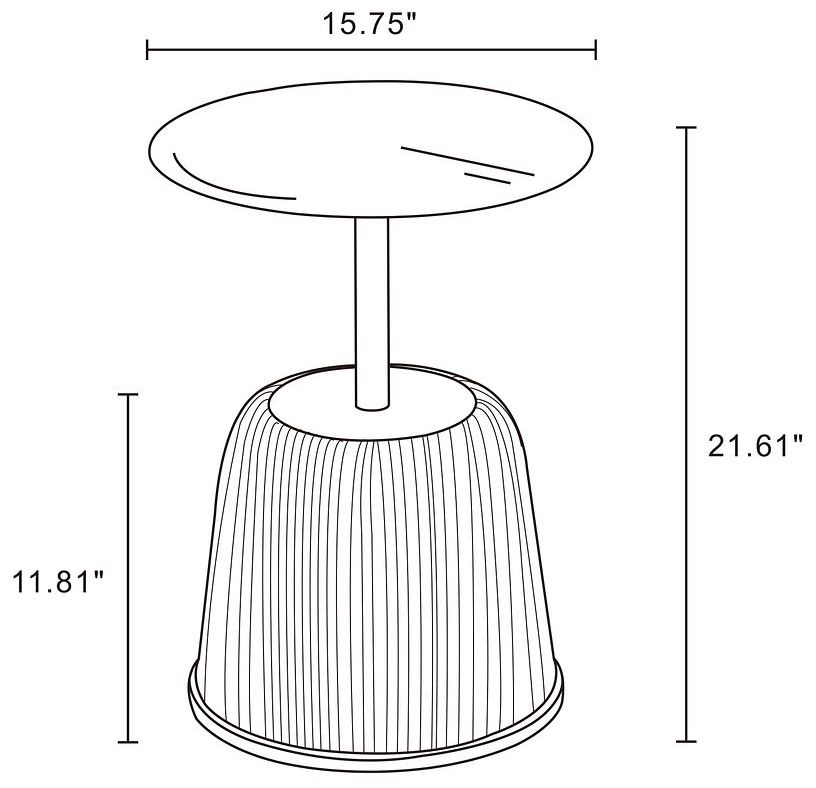 Image 4 Anderson Coffee Table and End Table 1.0 in Orange - Set of 2 more views