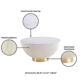 Image5 of Anderson Coffee Table in Cream more views