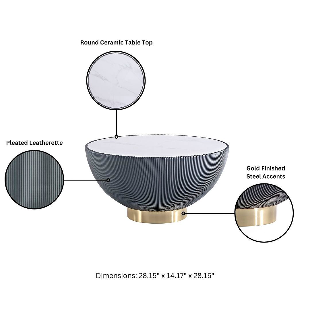 Image 4 Anderson Coffee Table in Grey more views