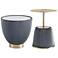 Anderson End Table 1.0 and End Table 2.0 in Grey - Set of 2