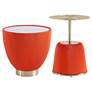 Anderson End Table 1.0 and End Table 2.0 in Orange - Set of 2