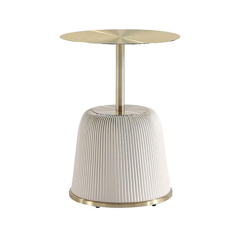 Image 1 Anderson End Table 1.0 in Cream