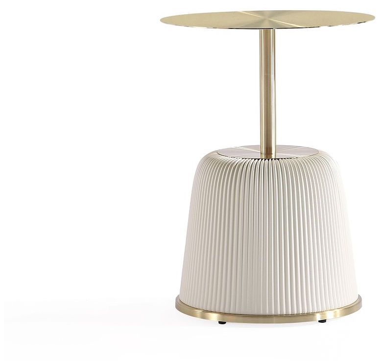 Image 2 Anderson End Table 1.0 in Cream more views