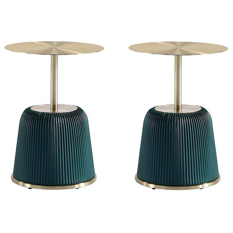Image 1 Anderson End Table 1.0 in Green