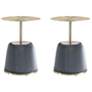 Anderson End Table 1.0 in Grey - Set of 2