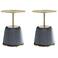 Anderson End Table 1.0 in Grey - Set of 2