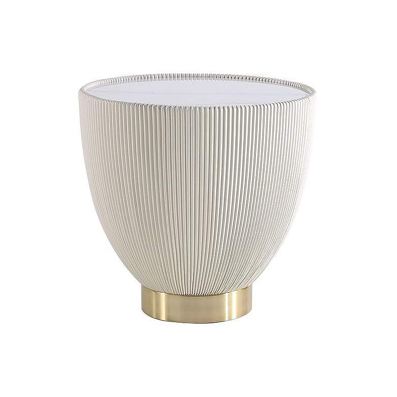 Image 1 Anderson End Table 2.0 in Cream
